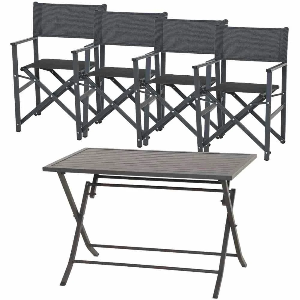 SIENA GARDEN Paulo S SET 4xS+Lo.160x90 3 SIENA GARDEN Paulo S SET 4xS+Lo.160x90 – Bild 3