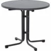 Paco Klapptisch Ø 80 Cm Matt Anthrazit