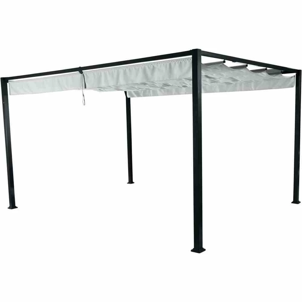 SIENA GARDEN Sky Sky Pavillon 300x400 Cm, Hellgrau 1 SIENA GARDEN Sky Sky Pavillon 300x400 Cm, Hellgrau