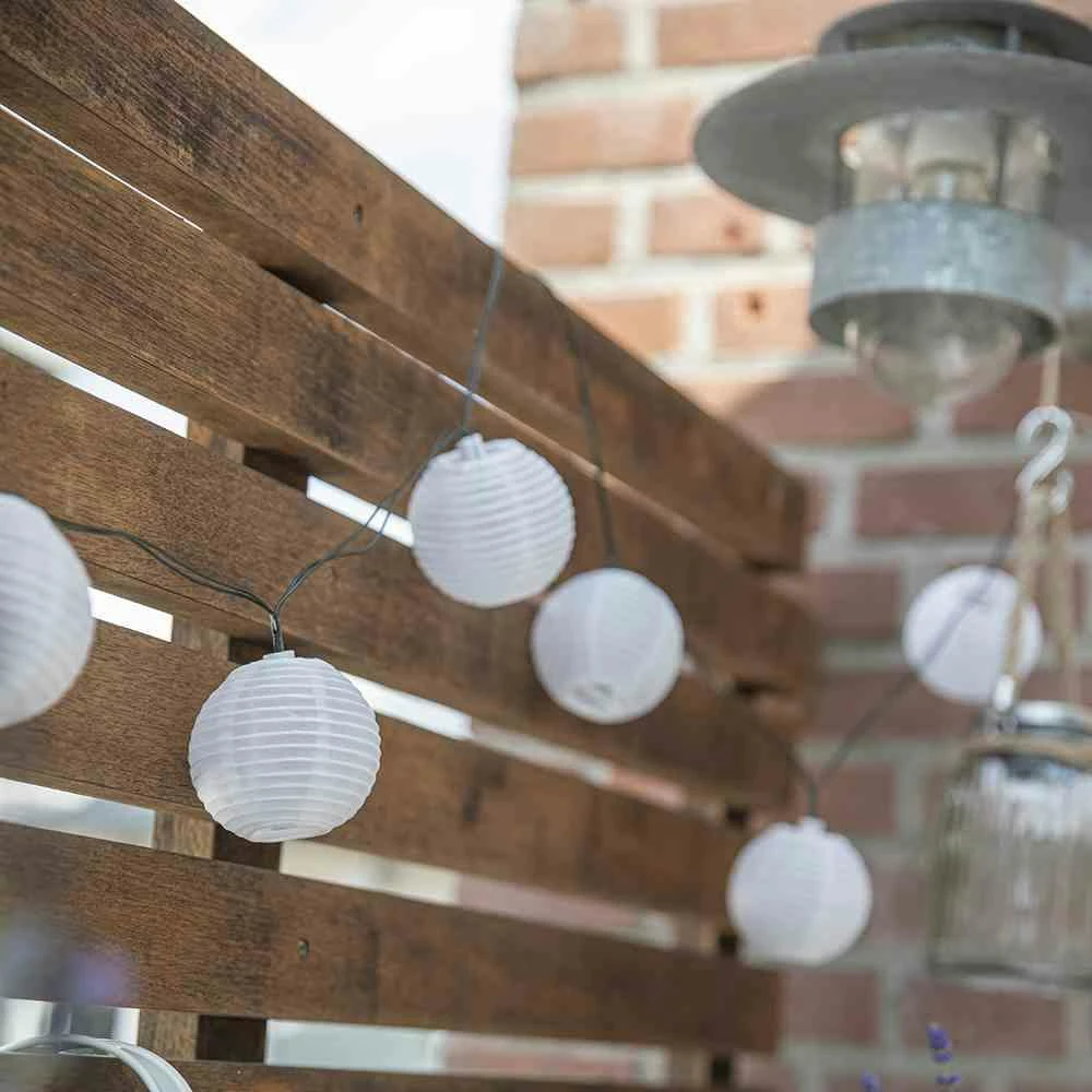 SIENA GARDEN Solarlichterkette Solar-Lichterkette 10er Weiß, 7 SIENA GARDEN Solarlichterkette Solar-Lichterkette 10er Weiß, – Bild 7