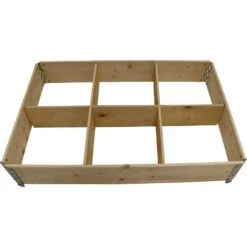 Hochbeet Stapelbar, 120 X 80 X 19,5 Cm, Natur -Siena Garden 2f842d61 ac09 4cbd bce1 fef4df50abb6