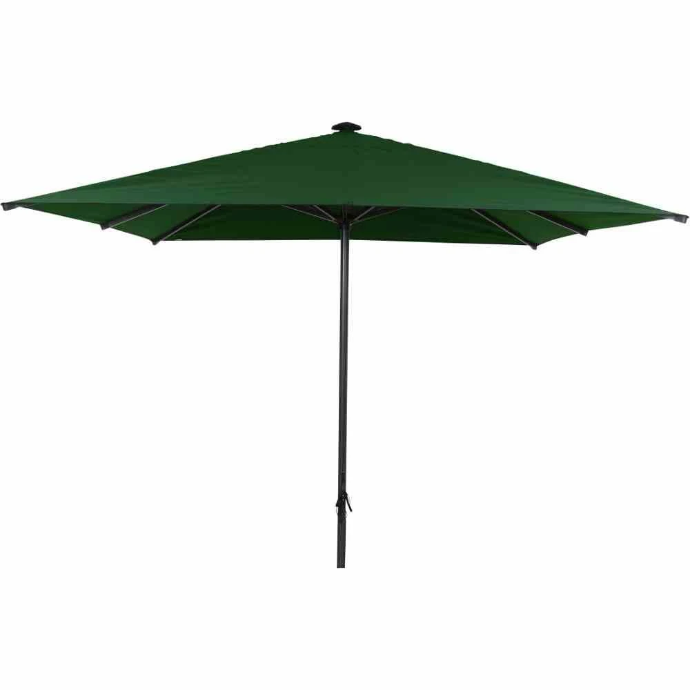 SIENA GARDEN Gastro Mittelstockschirm Anthrazit/grün 300x300 Cm 071943301 1 SIENA GARDEN Gastro Mittelstockschirm Anthrazit/grün 300x300 Cm 071943301