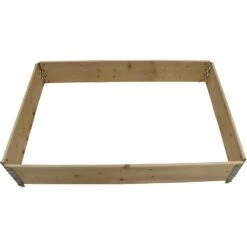 Hochbeet Stapelbar, 120 X 80 X 19,5 Cm, Natur