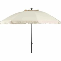 SIENA GARDEN Tropico Tropico Mittelstockschirm Anthrazit/natur Ø 250cm