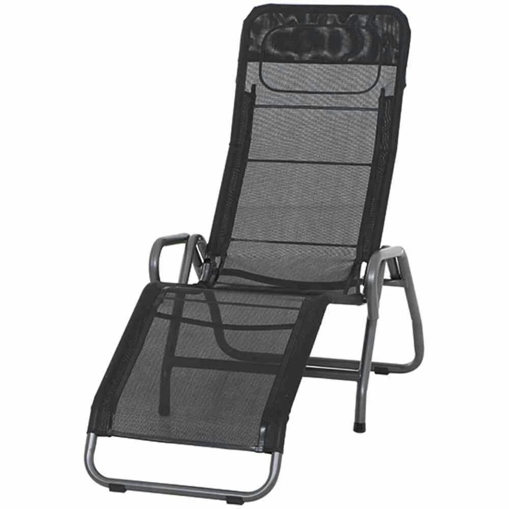 SIENA GARDEN Fano Fano Kippliege Anthrazit / Schwarz 3 SIENA GARDEN Fano Fano Kippliege Anthrazit / Schwarz – Bild 3