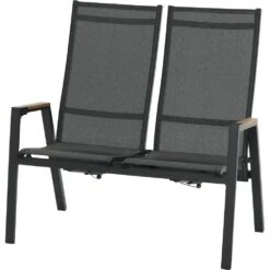 Elda 2er Bank Matt-anthrazit -Siena Garden 3f6ffc60 ced4 45df 954c eb72b17a0fb6