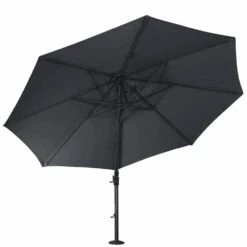 SIENA GARDEN Alphawing N+ Alphawing N+ Ampelschirm Anthrazit/schwarz Meliert Ø 350cm -Siena Garden 3fd6625e 63ea 43b1 bc5a dd59aaf1f93a