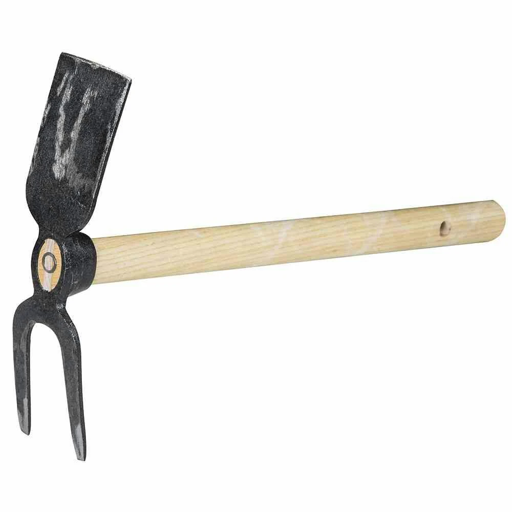 SIENA GARDEN Doppelhacke Gartenhacke 2-zinkig Mit Eschenstiel 135cm 4 SIENA GARDEN Doppelhacke Gartenhacke 2-zinkig Mit Eschenstiel 135cm – Bild 4