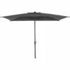 SIENA GARDEN Isa Isa Mittelstockschirm Anthrazit/anthrazit 200x300cm
