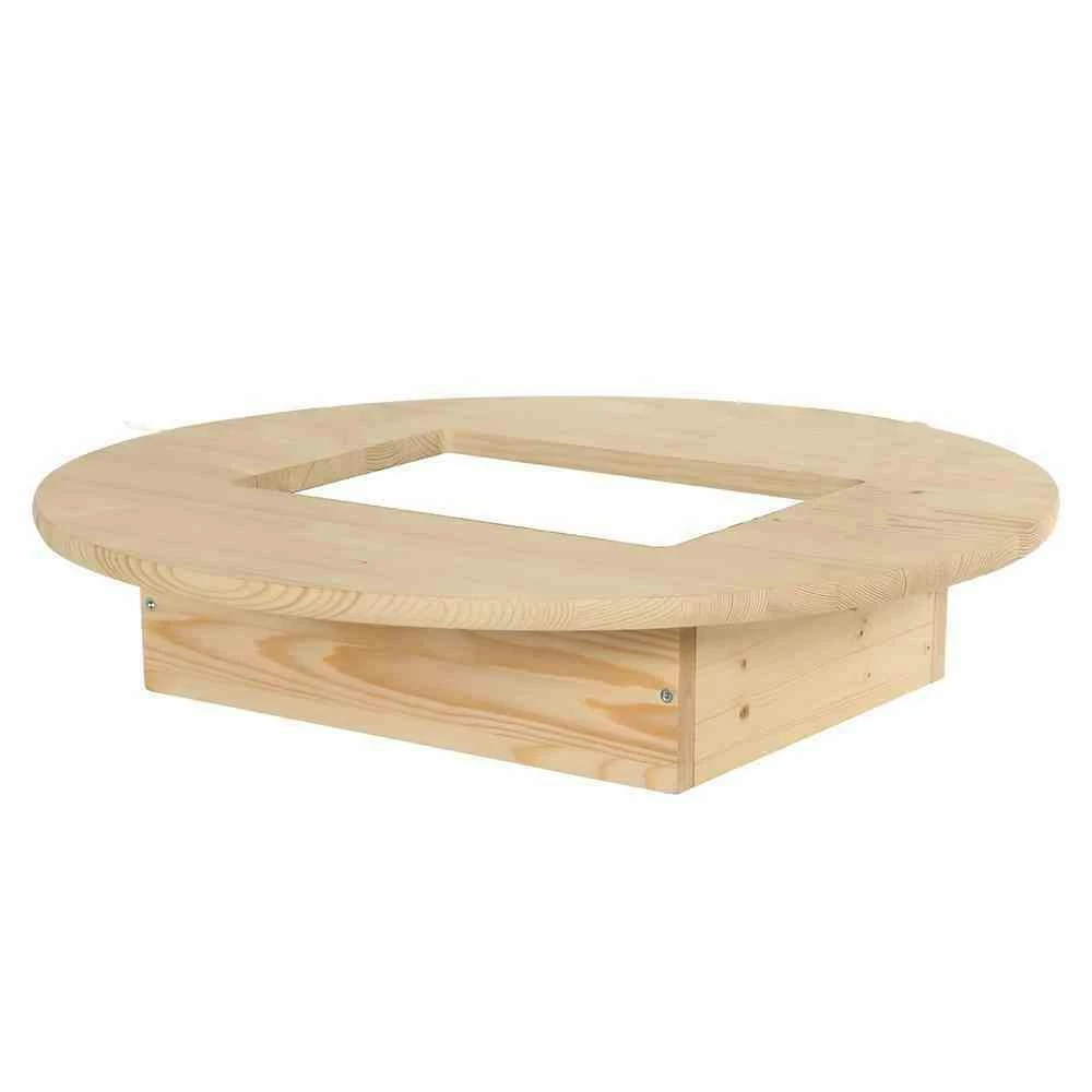 SIENA GARDEN Getränkekisten-Aufsatz Bierkasten-Tischaufsatz, Ø 69x14,5 Cm 1 SIENA GARDEN Getränkekisten-Aufsatz Bierkasten-Tischaufsatz, Ø 69x14,5 Cm