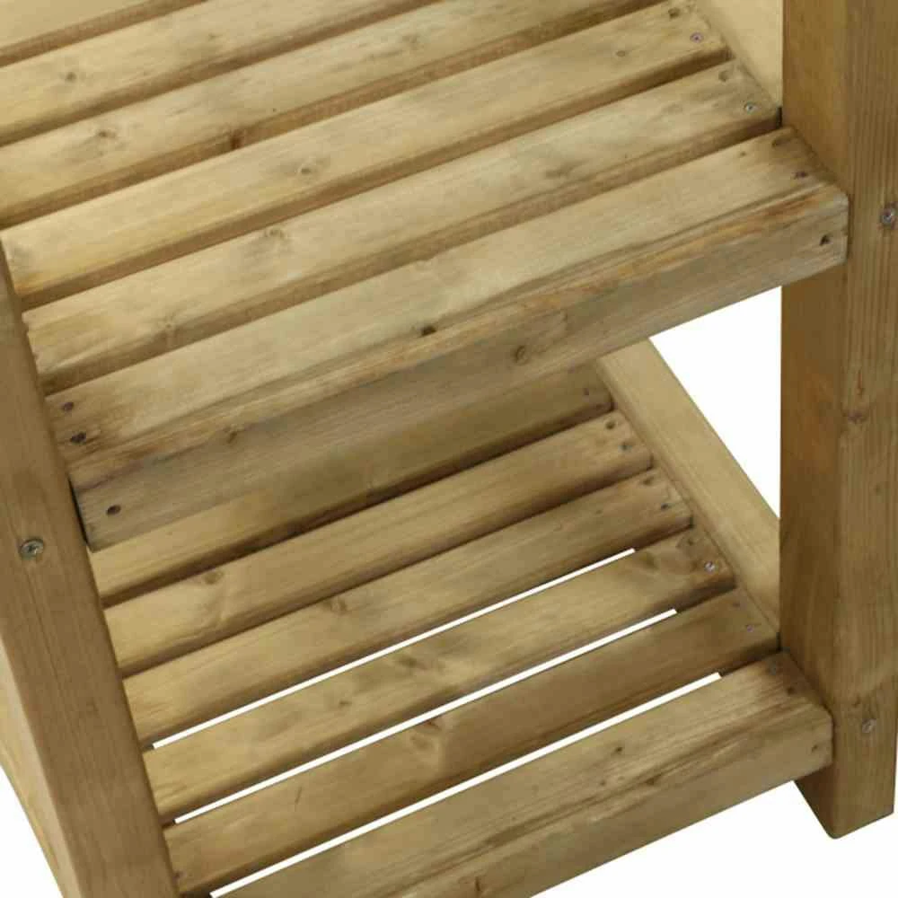 SIENA GARDEN Pflanztisch/Regal Marie Pflanztisch/-regal Marie, 90x100x45 Cm, Natur 5 SIENA GARDEN Pflanztisch/Regal Marie Pflanztisch/-regal Marie, 90x100x45 Cm, Natur – Bild 5