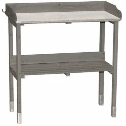 Pflanztisch 76 X 37 X 81 Cm, Grau, Spießtanne FSC 100 %