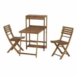 SIENA GARDEN Bari Bari Balkonset 3-teilig, Geölt