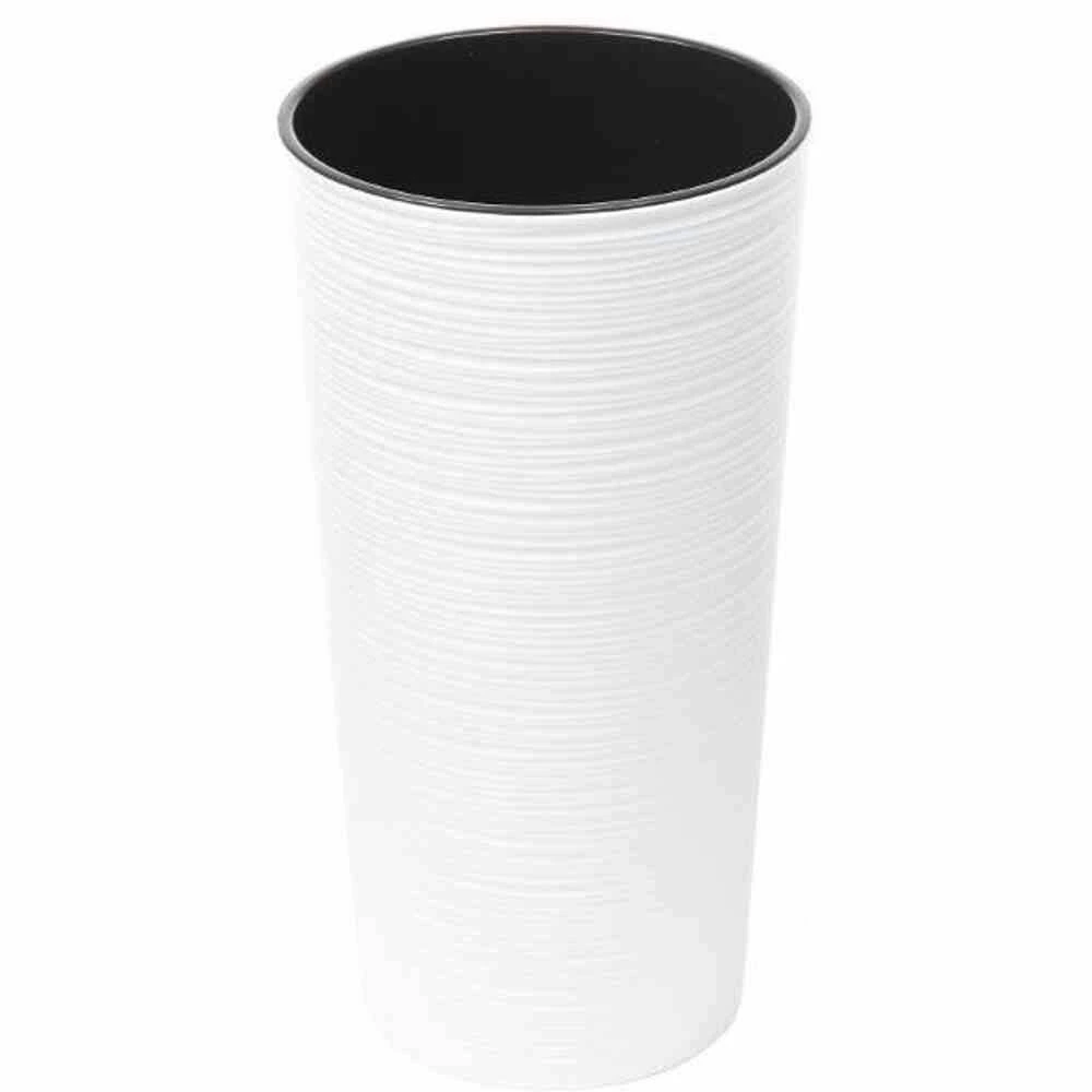 SIENA GARDEN Locon Pflanzgefäß Locon, Graphit Rillenoptik, Ø25x46,5 Cm 3 SIENA GARDEN Locon Pflanzgefäß Locon, Graphit Rillenoptik, Ø25x46,5 Cm – Bild 3