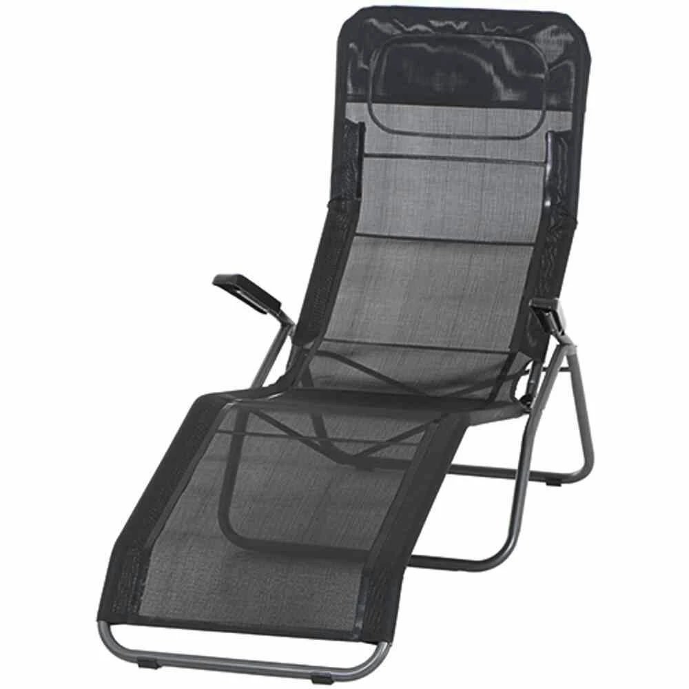 SIENA GARDEN Fano Fano Kippliege Anthrazit / Schwarz 4 SIENA GARDEN Fano Fano Kippliege Anthrazit / Schwarz – Bild 4