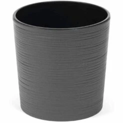 SIENA GARDEN Lens Pflanzgefäß Lens, Weiß Rillenoptik, Ø30x30,5 Cm -Siena Garden 6199b7a6 36e3 4ccc 9fb1 0480a08cecdf 3