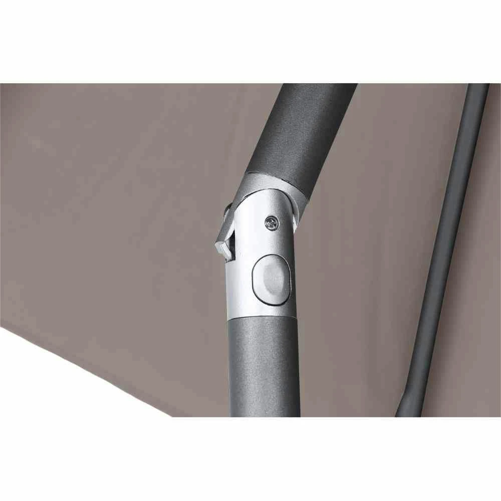 SIENA GARDEN Avio Avio Mittelstockschirm Anthrazit/taupe Ø 300cm 6 SIENA GARDEN Avio Avio Mittelstockschirm Anthrazit/taupe Ø 300cm – Bild 6