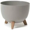 SIENA GARDEN ECO Gefäß OSLO Grau 29 Cm M82585