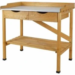 Pflanztisch 76 X 37 X 81 Cm, Grau, Spießtanne FSC 100 % -Siena Garden 6770b199 0d4a 437b 896c eff2596bc593