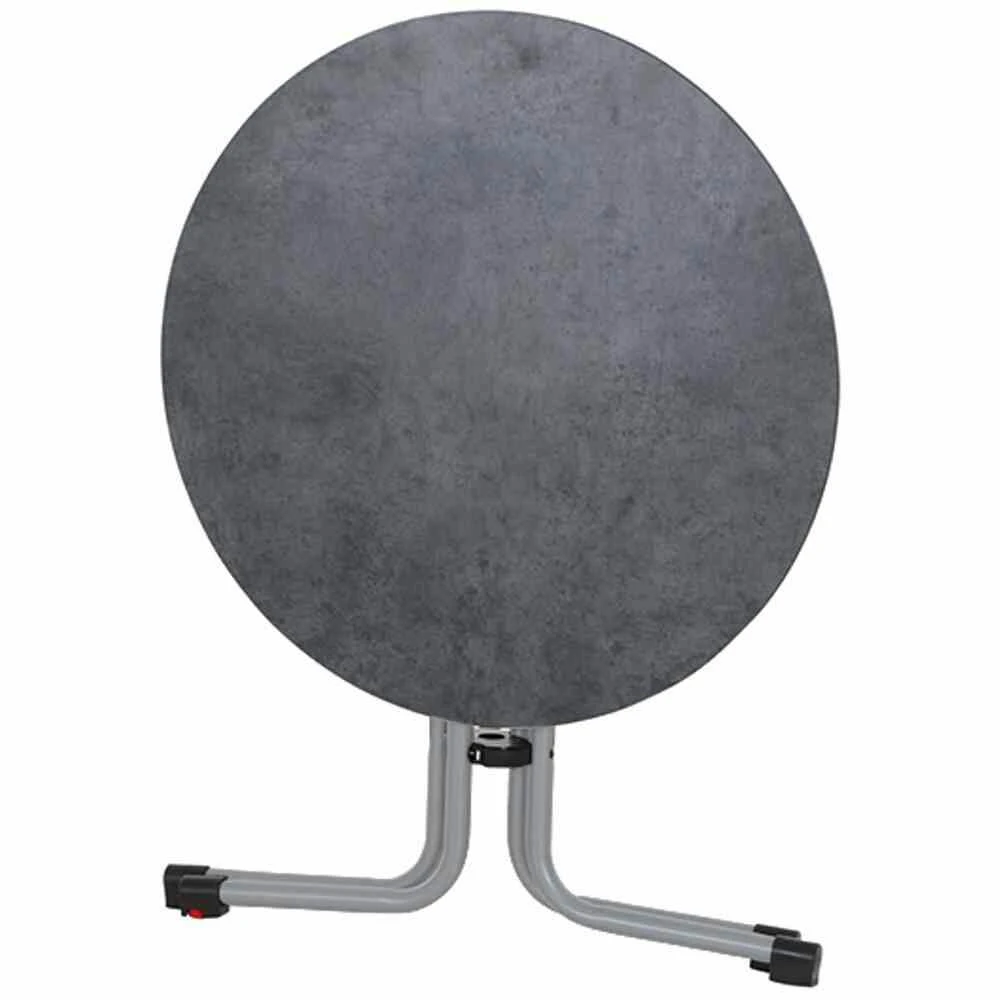 SIENA GARDEN Sola Sola Klapptisch Ø 80 Cm, Silber 7 SIENA GARDEN Sola Sola Klapptisch Ø 80 Cm, Silber – Bild 7