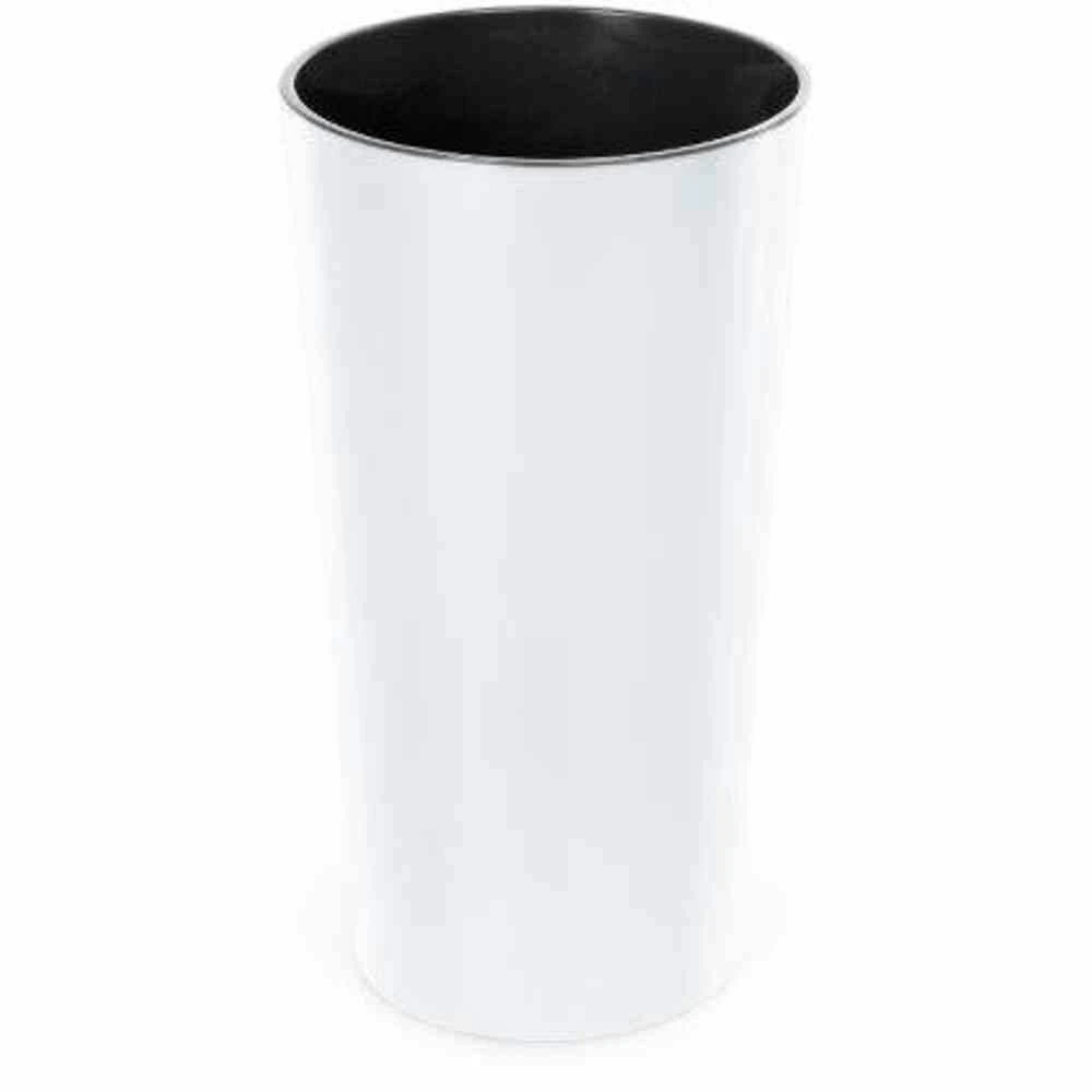 SIENA GARDEN Pflanzgefäß LILLE, Weiß Hochglanzoptik, Ø 25 X 46,5 Cm 53605 1 SIENA GARDEN Pflanzgefäß LILLE, Weiß Hochglanzoptik, Ø 25 X 46,5 Cm 53605