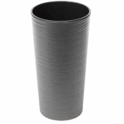 SIENA GARDEN Lens Pflanzgefäß Lens, Graphit Rillenoptik, Ø30x30,5 Cm -Siena Garden 6f166502 948a 425b 9f1e 21cdc00afe70