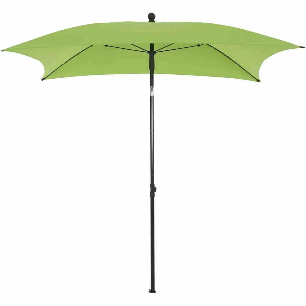 SIENA GARDEN City Mittelstockschirm Anthrazit/grün 140x210cm M32100 2 SIENA GARDEN City Mittelstockschirm Anthrazit/grün 140x210cm M32100 – Bild 2