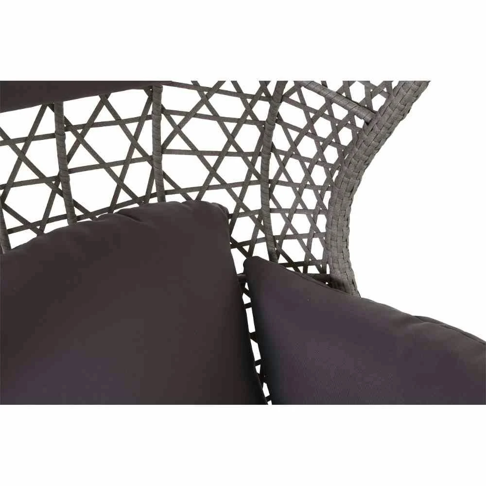 SIENA GARDEN Varese Varese Hängekorb Schwarz / Natur 7 SIENA GARDEN Varese Varese Hängekorb Schwarz / Natur – Bild 7