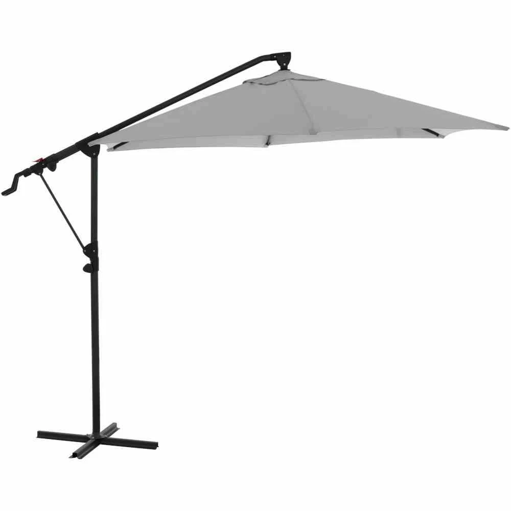 SIENA GARDEN Leo N+ Ampelschirm Anthrazit/taupe Ø300 Cm M32088 3 SIENA GARDEN Leo N+ Ampelschirm Anthrazit/taupe Ø300 Cm M32088 – Bild 3