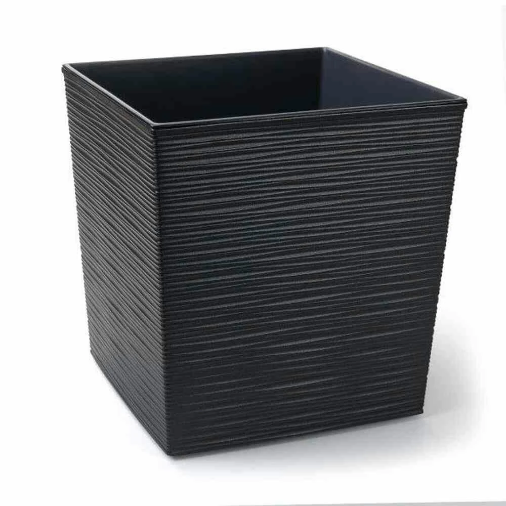 SIENA GARDEN Locon Pflanzgefäß Locon, Graphit Rillenoptik, Ø25x46,5 Cm 5 SIENA GARDEN Locon Pflanzgefäß Locon, Graphit Rillenoptik, Ø25x46,5 Cm – Bild 5