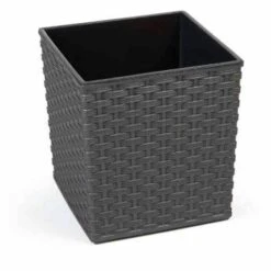 SIENA GARDEN Marle Pflanzgefäß Marle, Graphit Rattanoptik, 30x30x31 Cm -Siena Garden 868430cb e3f0 4500 bdcc 74ae01991162