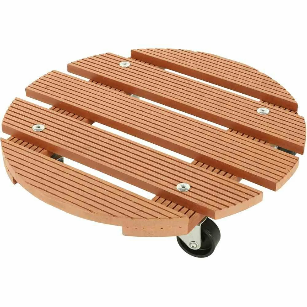 SIENA GARDEN Pflanzenroller WPC Pflanzenroller WPC, 30x30 Cm, Anthrazit 4 SIENA GARDEN Pflanzenroller WPC Pflanzenroller WPC, 30x30 Cm, Anthrazit – Bild 4