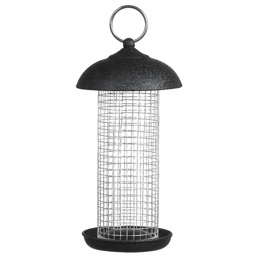 SIENA GARDEN Für Nüsse Vogelfuttersäule Iron Line 3 SIENA GARDEN Für Nüsse Vogelfuttersäule Iron Line – Bild 3