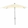 SIENA GARDEN Avio Avio Mittelstockschirm Anthrazit/ecru 250x250cm
