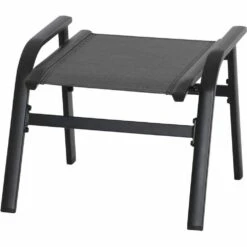 SIENA GARDEN Savona Savona Hocker Matt Anthrazit / Silber-schwarz -Siena Garden 90dc6cc3 4e20 4f7e a079 2aaea6ae660d 2