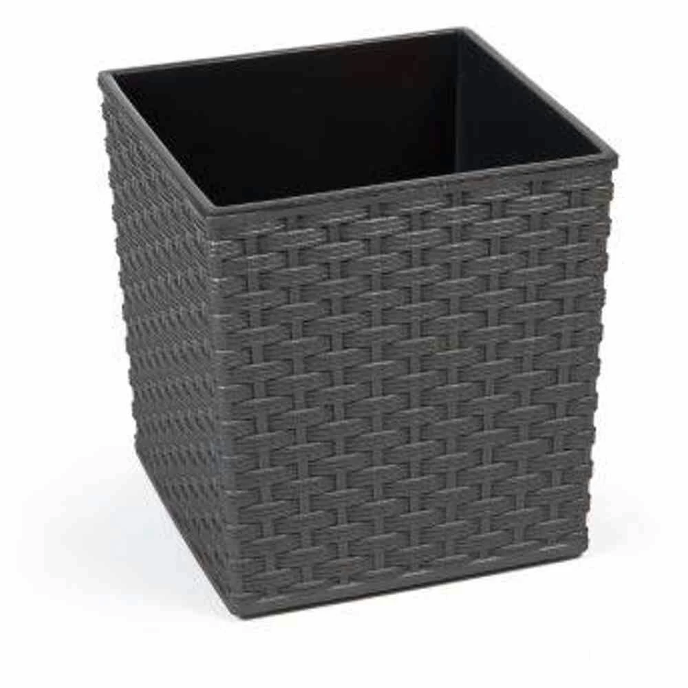 SIENA GARDEN Marle Pflanzgefäß Marle, Graphit Rattanoptik, 40x40x41,5 Cm 3 SIENA GARDEN Marle Pflanzgefäß Marle, Graphit Rattanoptik, 40x40x41,5 Cm – Bild 3