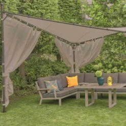 SIENA GARDEN Berlino Seitenteile Zu Pavillon Berlino 4x4 M, Grau, 2er Set -Siena Garden 951a1251 ca93 42e7 806f 4520438ae6b5 1