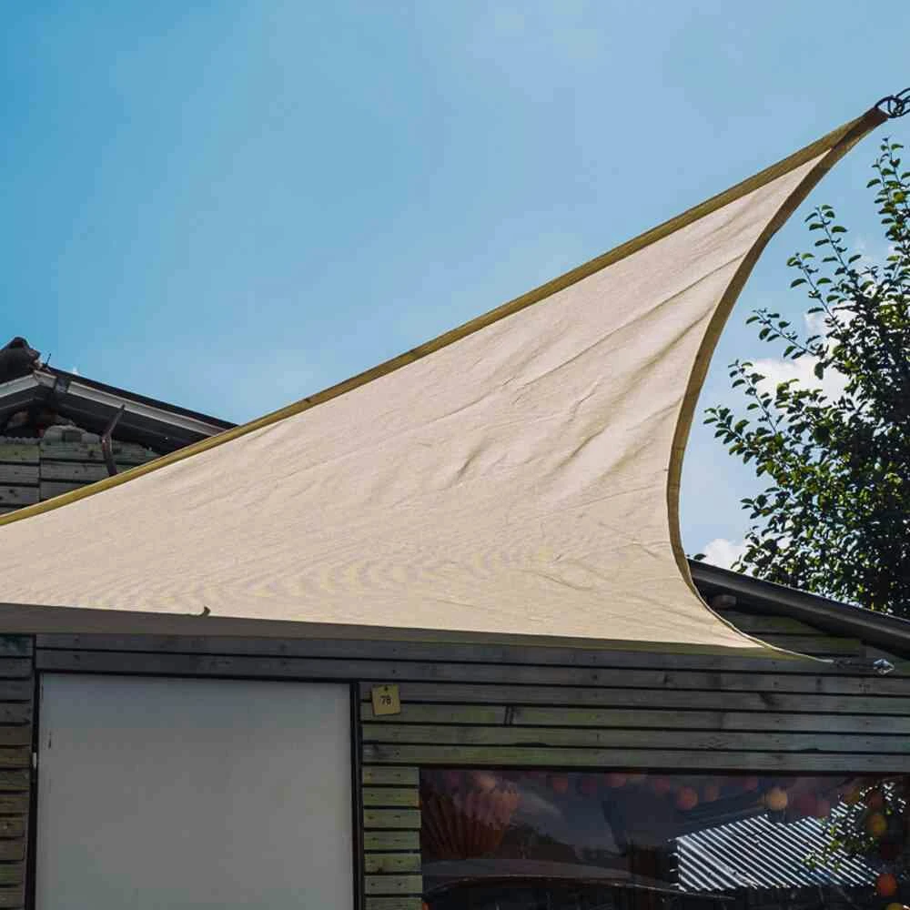 SIENA GARDEN Solino Sonnensegel Sand 360x360x360 Cm 7 SIENA GARDEN Solino Sonnensegel Sand 360x360x360 Cm – Bild 7