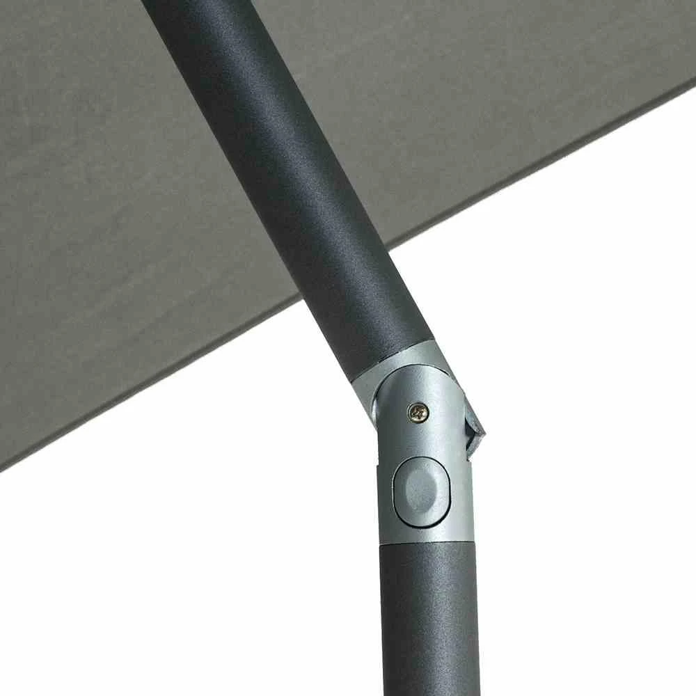 SIENA GARDEN Avio Avio Mittelstockschirm Anthrazit/olive Ø 250cm 6 SIENA GARDEN Avio Avio Mittelstockschirm Anthrazit/olive Ø 250cm – Bild 6