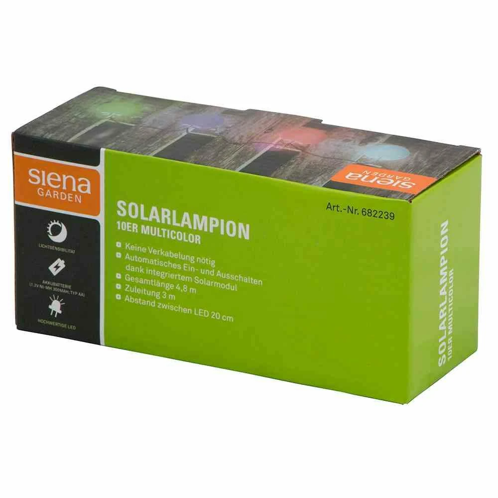 SIENA GARDEN Lichterkette Bulb Solar-Lichterkette Bulb, Bunt 3 SIENA GARDEN Lichterkette Bulb Solar-Lichterkette Bulb, Bunt – Bild 3