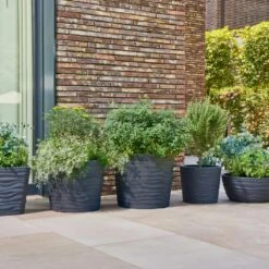 Pflanzschale MADRID 48 Anthrazit -Siena Garden a42f743e 94d0 4f6a 864e ab38f24fd64d