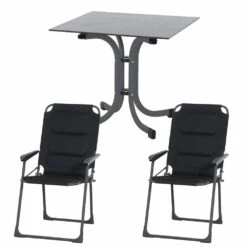 SIENA GARDEN SET Stella 2 X Klappstuhl + 1 X Tisch Ø 60 Cm J27999 -Siena Garden a8dad15f c5c3 4f5a 9424 6a781af91444