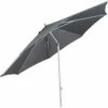 SIENA GARDEN Alu-Push Pro Push Pro Mittelstockschirm Silber/grau Ø 300cm