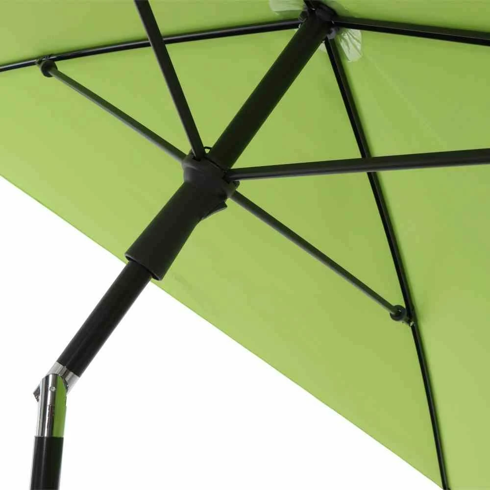 SIENA GARDEN City Mittelstockschirm Anthrazit/grün 140x210cm M32100 6 SIENA GARDEN City Mittelstockschirm Anthrazit/grün 140x210cm M32100 – Bild 6