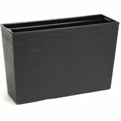 SIENA GARDEN Pflanzgefäß ODOS, Weiß Rillenoptik, 56 X 19 X 19,5 Cm 62705 -Siena Garden b0e0b9b3 ceef 4c45 9166 0060572012b6