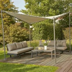 SIENA GARDEN Berlino Dachbezug Hellgrau Zu Berlino Pavillon 3x3 Meter, -Siena Garden b2a3a3eb 99ca 4e8a b96b 2357815cb9c9