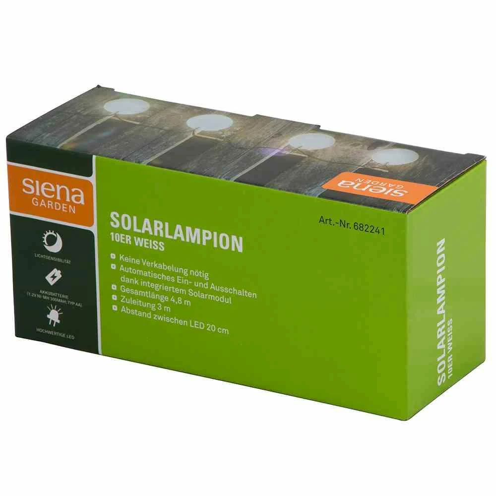 SIENA GARDEN Lichterkette Bulb Solar-Lichterkette Bulb, Bunt 4 SIENA GARDEN Lichterkette Bulb Solar-Lichterkette Bulb, Bunt – Bild 4