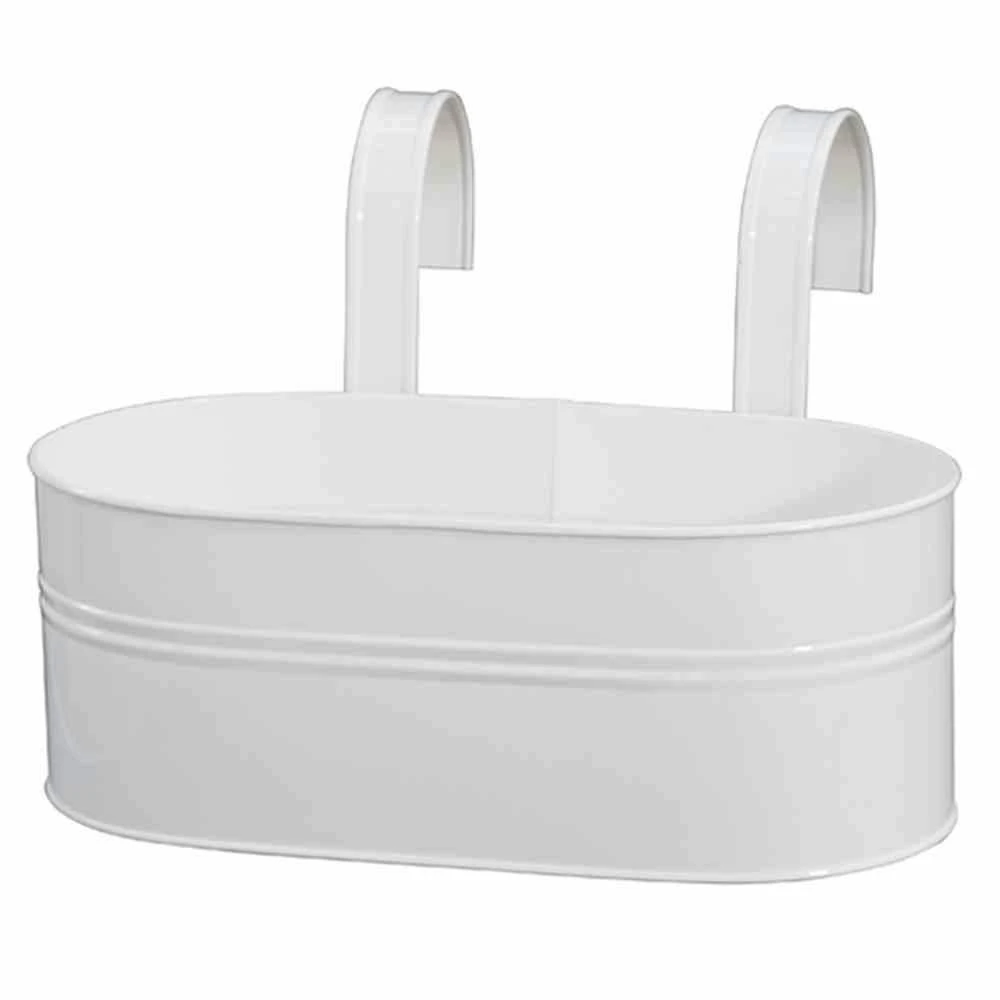 SIENA GARDEN Blumenkasten Eckig, Weiß, 39x16,5x14,5 Cm 2 SIENA GARDEN Blumenkasten Eckig, Weiß, 39x16,5x14,5 Cm – Bild 2