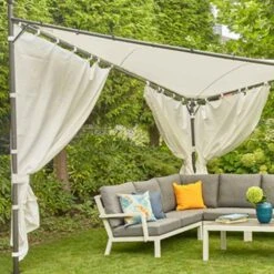 SIENA GARDEN Berlino Seitenteile Zu Pavillon Berlino 4x4 M, Weiß, 2er Set -Siena Garden b7491c58 21f7 4325 b5e8 532d821f31d2