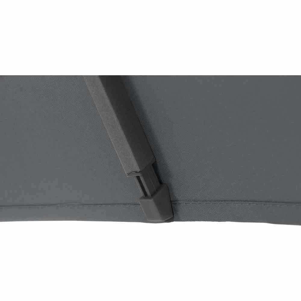 SIENA GARDEN Avio Avio Mittelstockschirm Anthrazit/anthrazit 300x200cm, Gestell Alu Anthrazit, 7 SIENA GARDEN Avio Avio Mittelstockschirm Anthrazit/anthrazit 300x200cm, Gestell Alu Anthrazit, – Bild 7